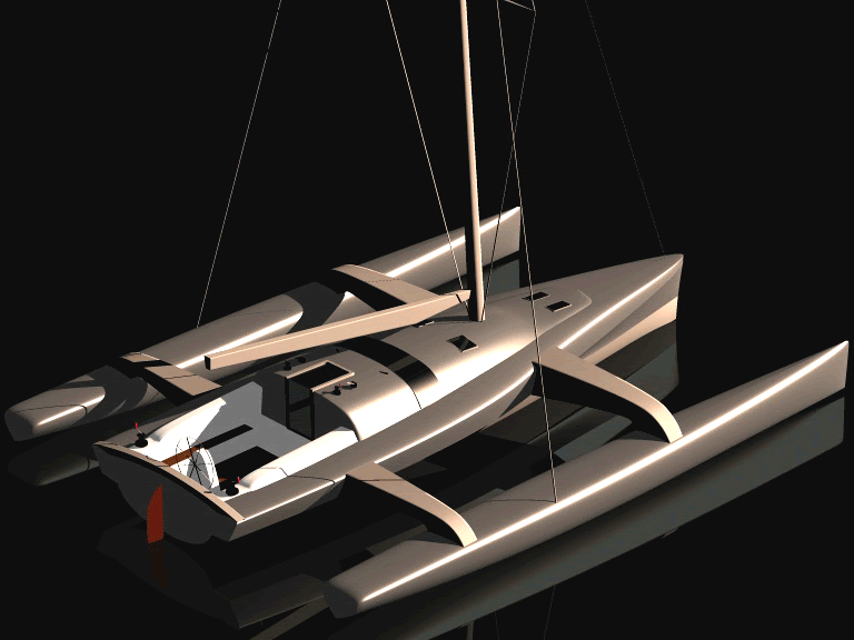 For Free Small trimaran sailboat plans ~ J. Bome