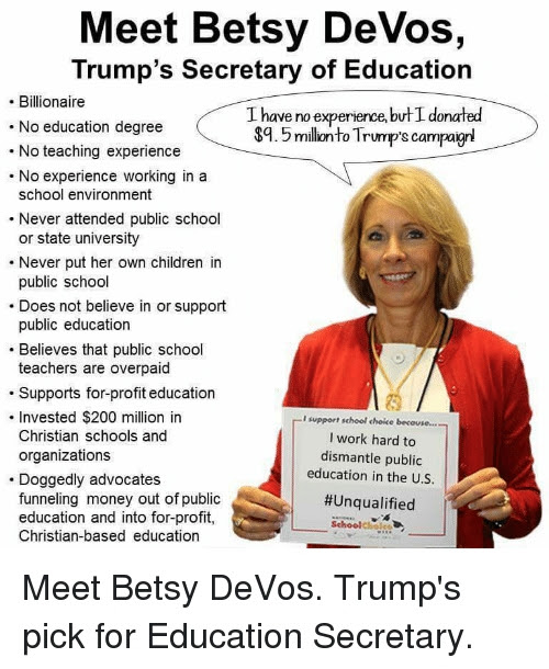 Image result for betsy devos