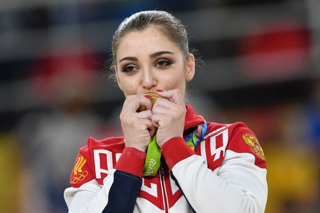 Aliya Mustafina, Russia, gymnastics: Gold, silver and bronze