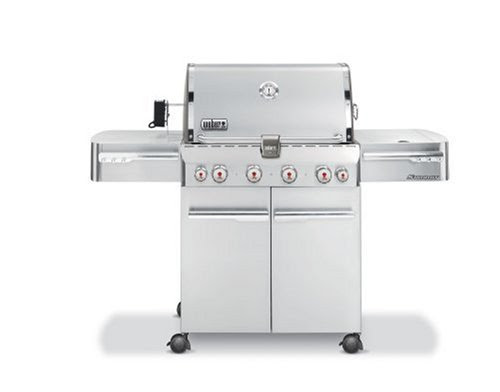 Weber 1740001 Summit S-450 Propane Grill, Stainless Steel