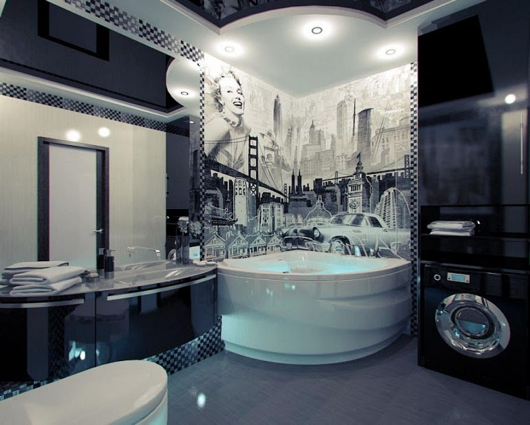 pretty gray bathroom decor