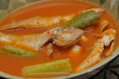 Ikan kerisi Masak Asam Rebus  Sawanila.com