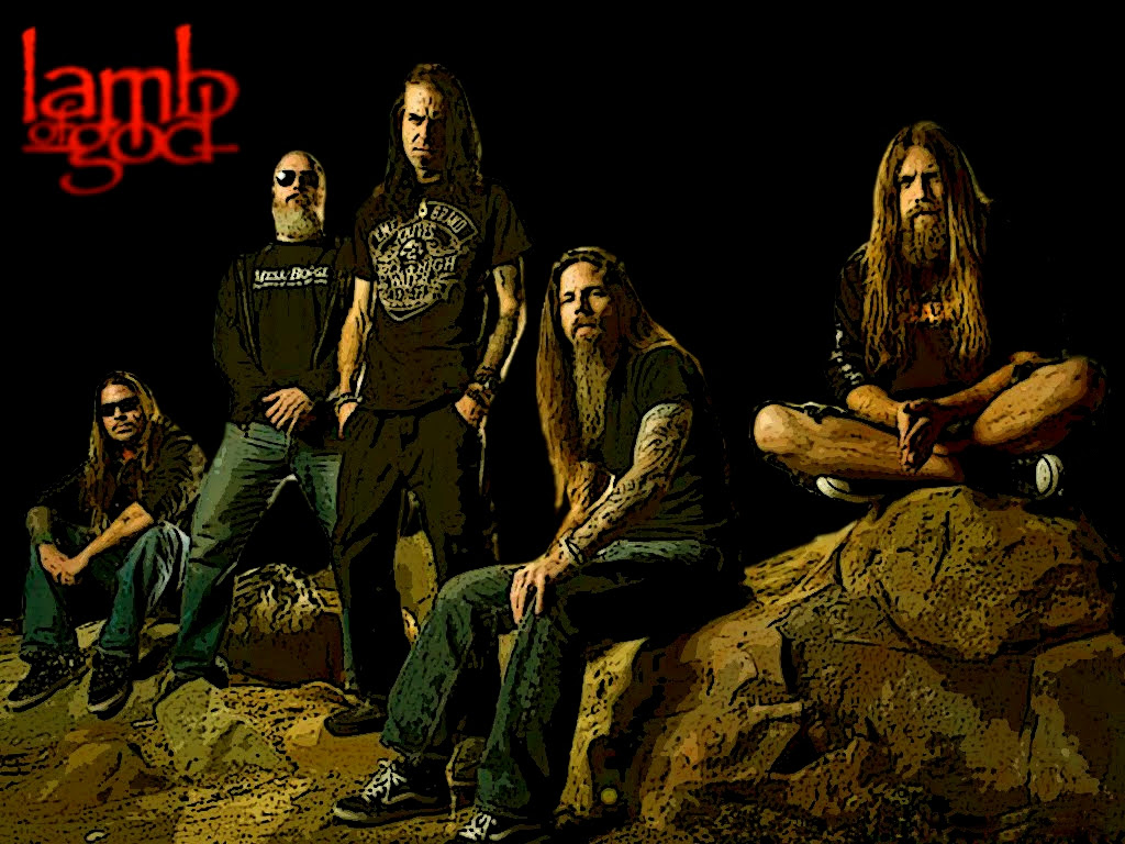 Lamb Of God Members Hd Wallpaper Lamb Of God American Metal Band