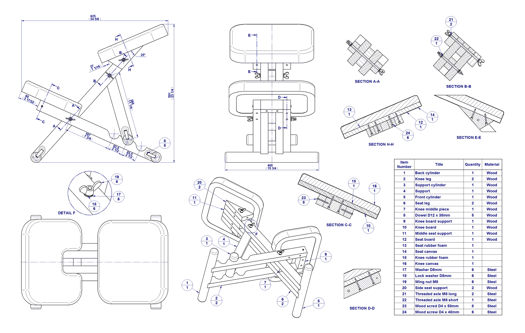wooden_kneeling_chair_parts_list