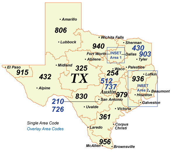 Area Code 469 Map