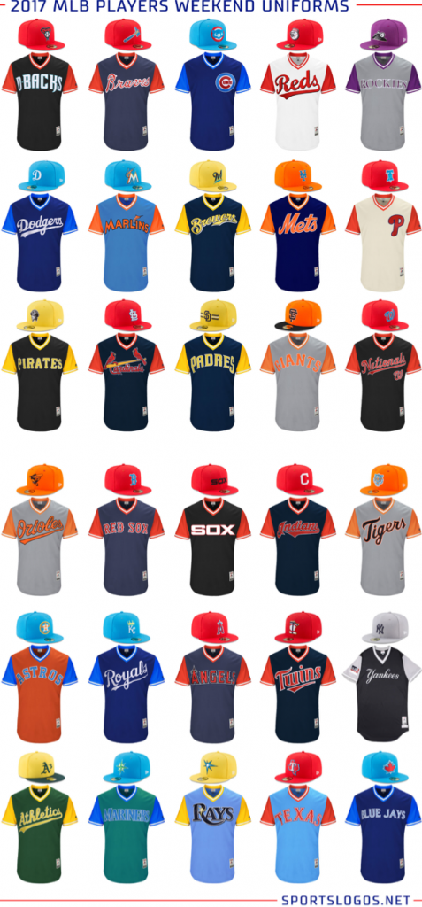 Mlbメジャーリーグ プレイヤーズ ウィークエンドのユニフォームがカッコいい そのデザインは なるへそニュース