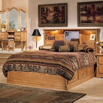 Country Heirloom Bookcase Bedroom Collection Size: Queen