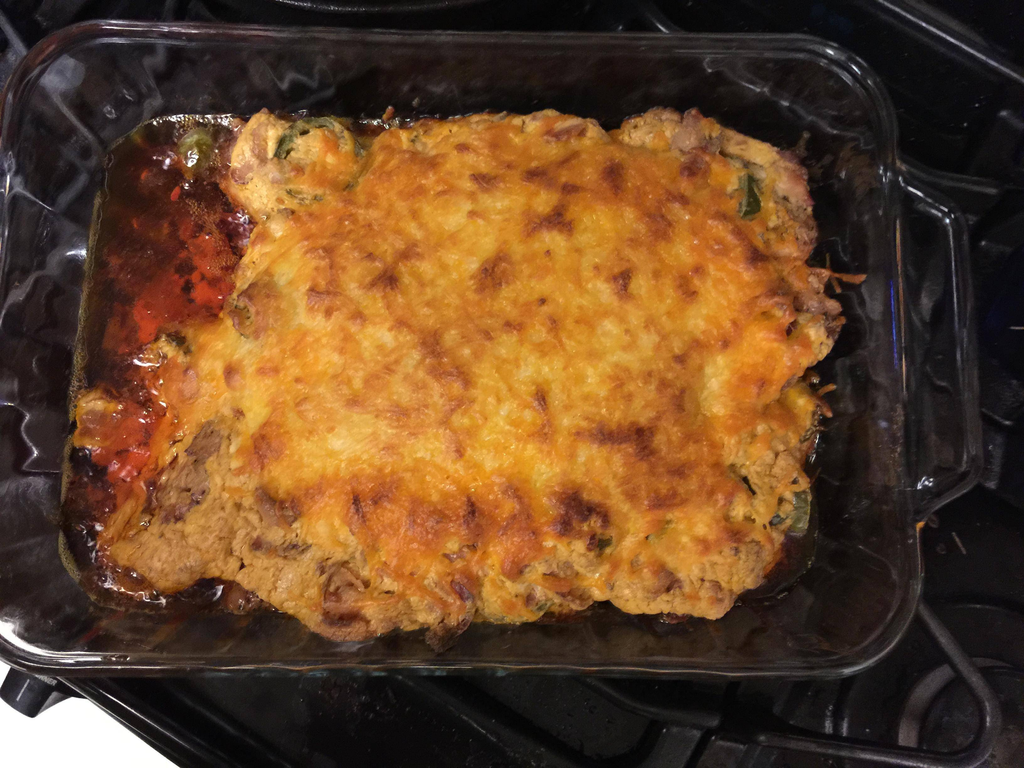 Buffalo Chicken Jalapeno Popper Casserole : ketorecipes