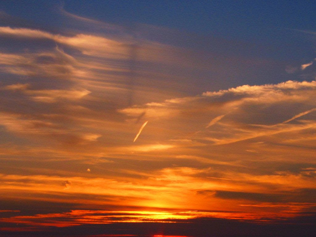 夕焼け雲 壁紙写真集 無料写真素材