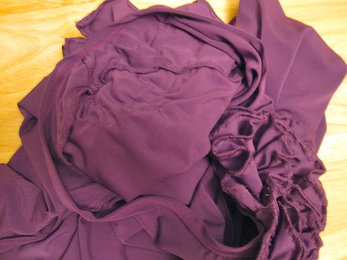 Ruffles Hand Stitched to Shoulders