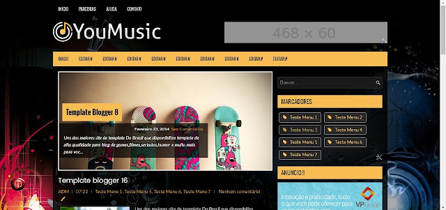 Template Para Blog Musicas Dicas Download