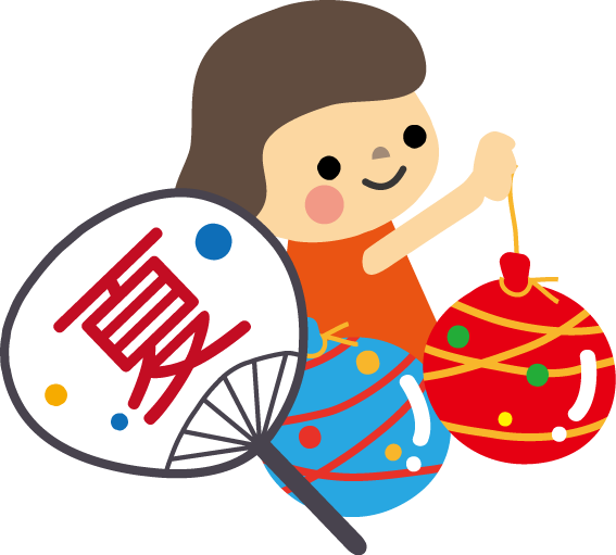 夏まつり ヨーヨー釣りのイラスト 無料イラスト フリー素材