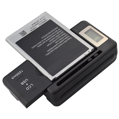 Mobile Universal Battery Charger LCD Indicator Screen for Cell Phones ...