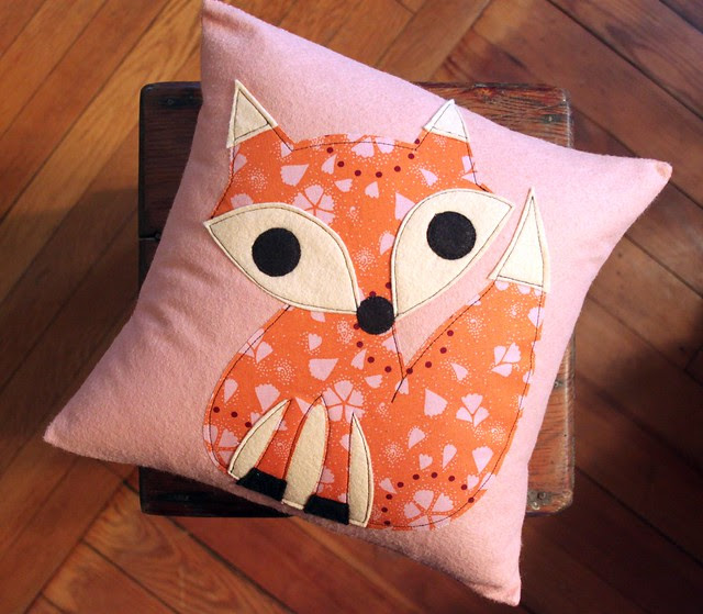 Pink Fox ❤ Pillow