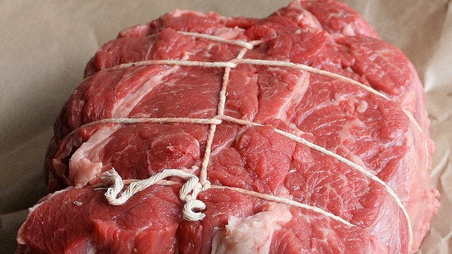 Tie Food with Dental Floss Instead of Kitchen Twine