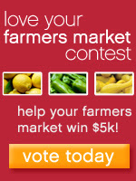 love your farmers market contest - help your market win $5,000 - vote today!