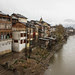 Old buildings along Jehlum River