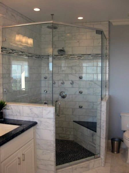 Top 60 Best Corner Shower Ideas - Bathroom Interior Designs