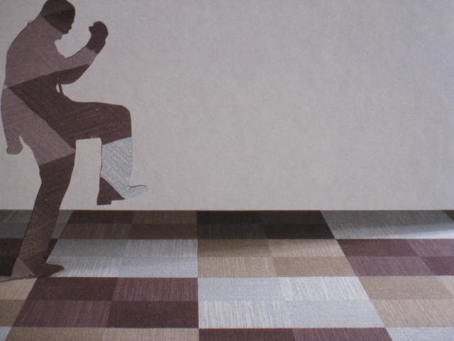 Moquette a quadrotti autoposanti