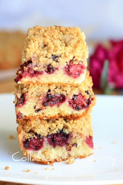 Blackberry Crumb Bar