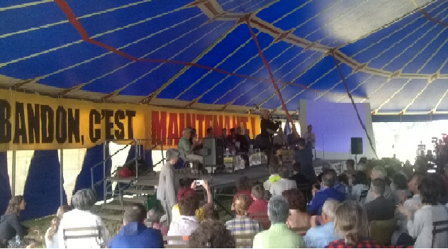 Inside the tent 9.7.2016