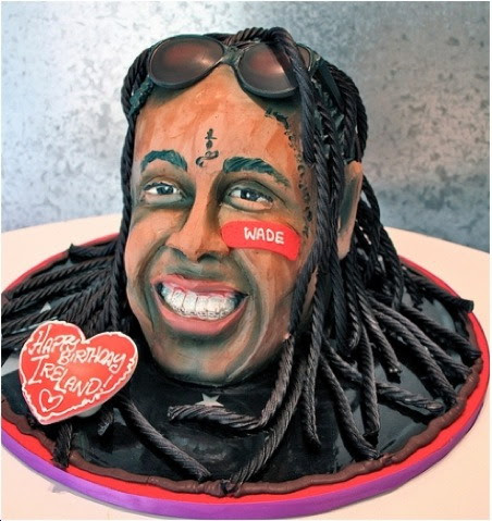 Lil Wayne's head birthday cake