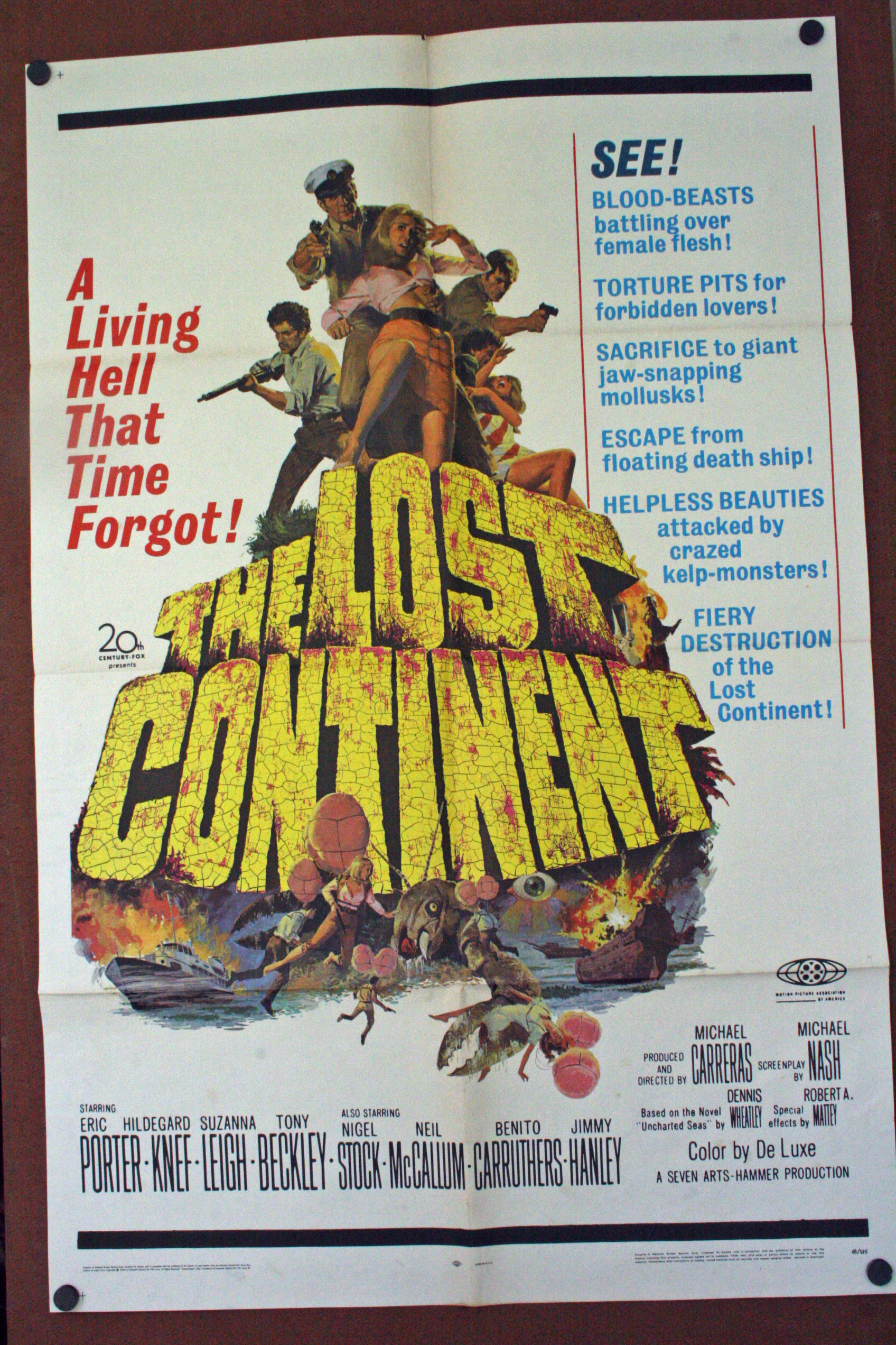 LOST CONTINENT "1 Sheet"
