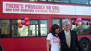 English: Atheist Bus Campaign creator Ariane S...