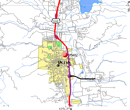 Map Ukiah Ca 95482 Zip Code (Ukiah, California) Profile