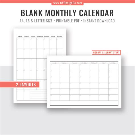 Printable planner inserts digital downloadable files, also known as printables are a great option for someone looking to save some money on their planner . free printable calendar refills for planners calendar printables free