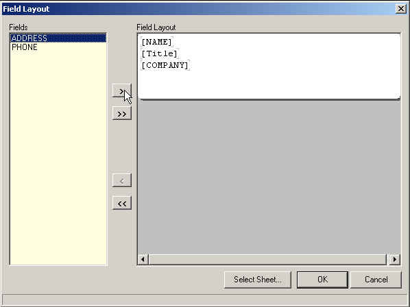 User Manual - Creating Address Labels with using EXCEL or ACCESS data