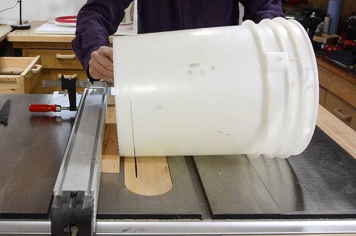 Building the two-bucket cyclone