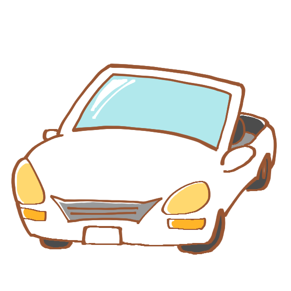 最新かわいい スポーツ カー イラスト