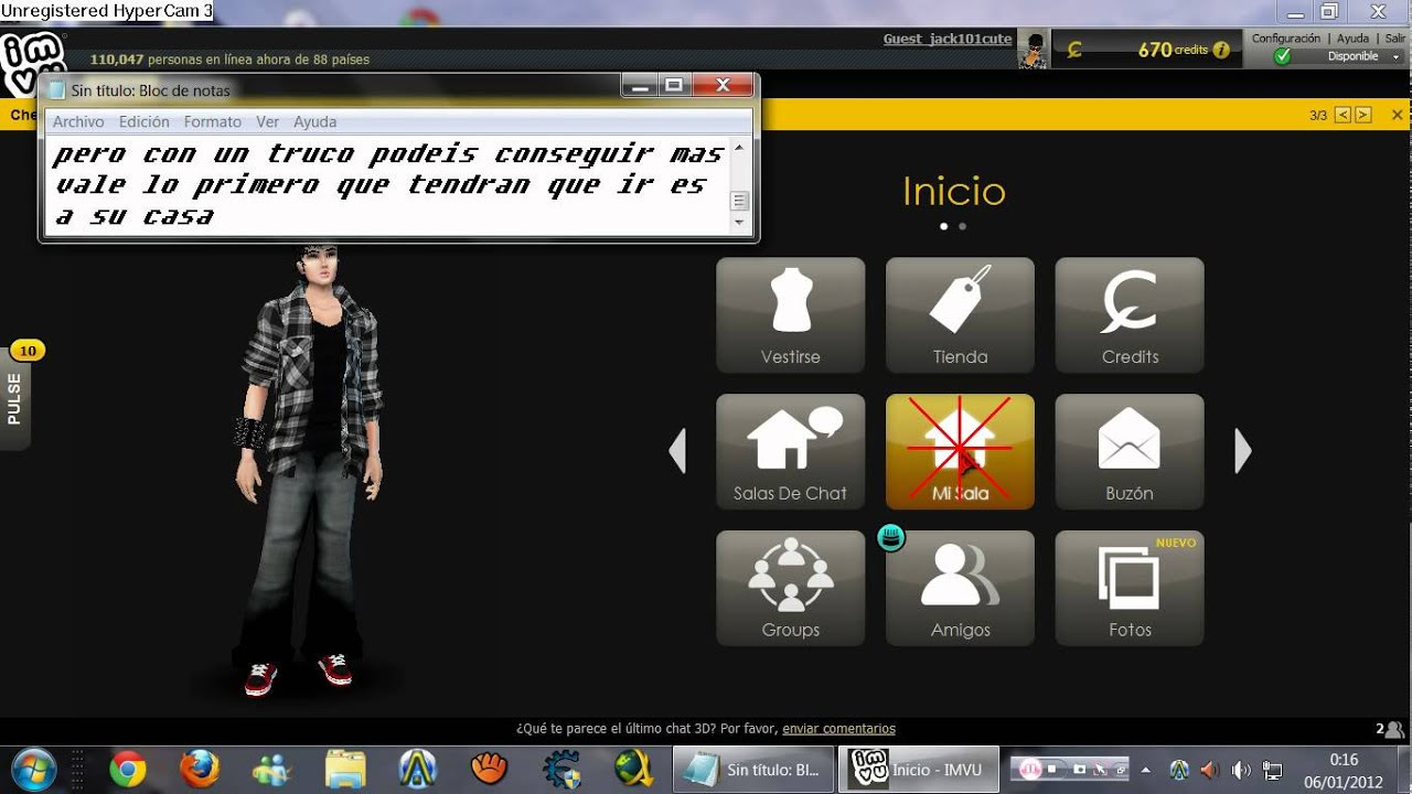 El 1º de los mejores juegos virtuales:imvu - YouTube