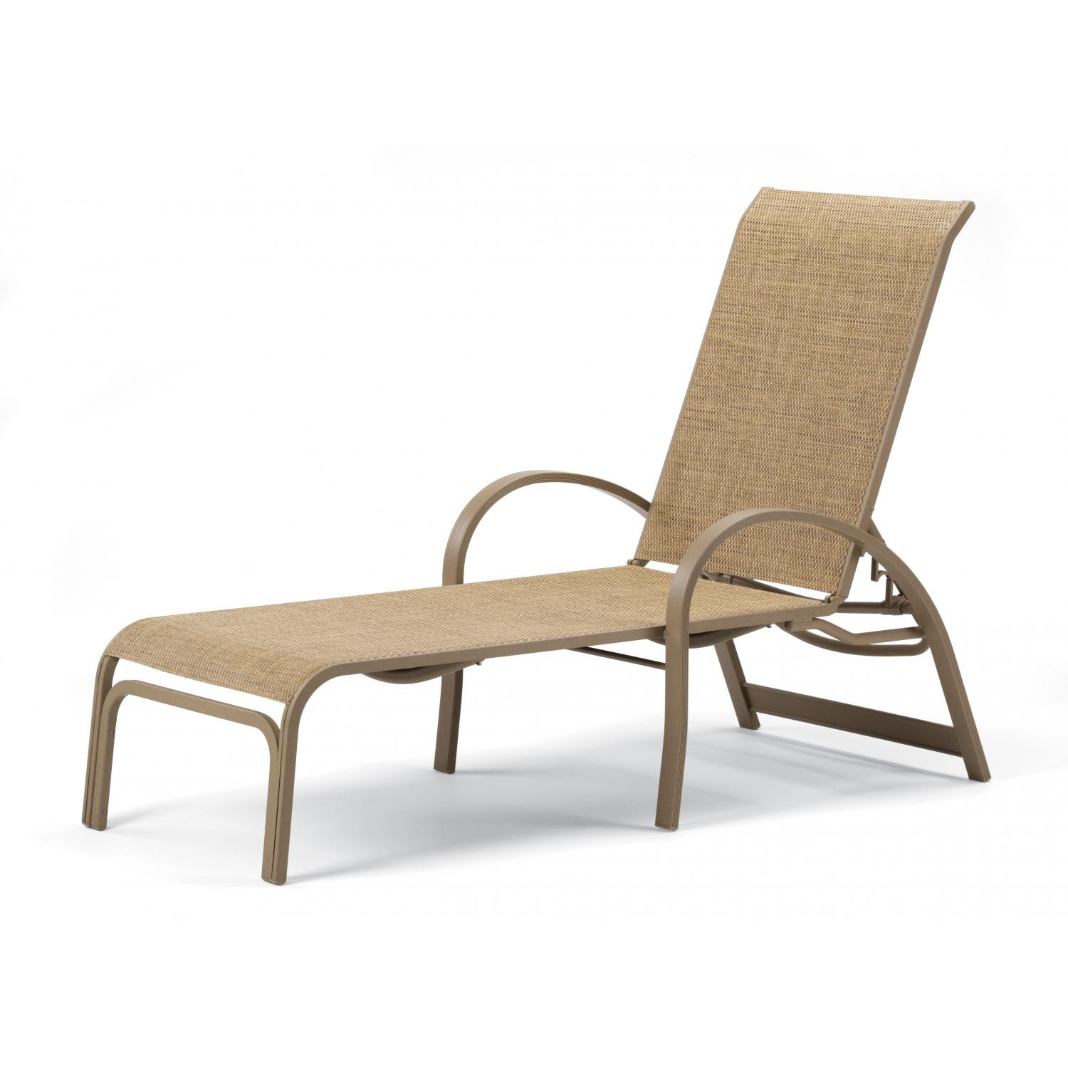 Telescope Casual Aruba II Sling Patio Stacking Chaise Lounge