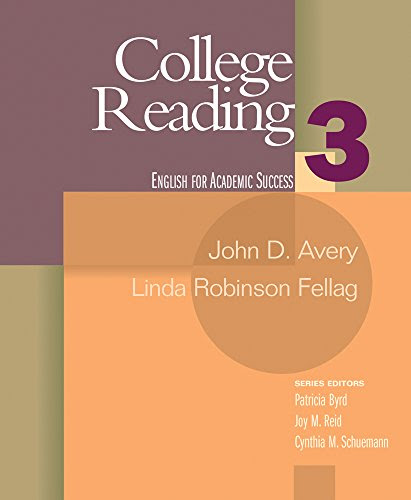 College Reading 3: Houghton Mifflin English for Academic Success, by John D. Avery, Linda Robinson Fellag