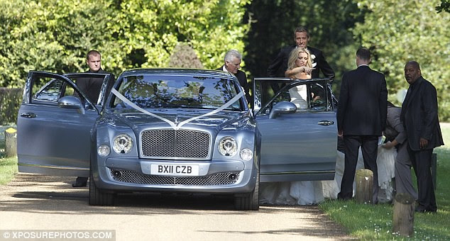 Nice day for a WAG wedding as Peter Crouch ties the knot with Abbey Clancy  9