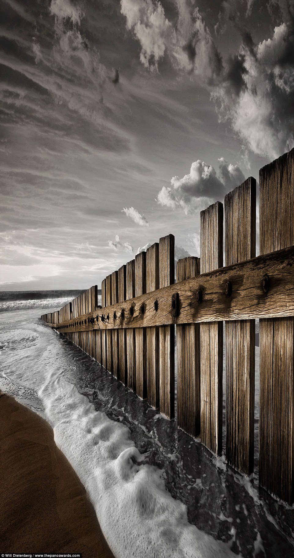 Will Dielenberg shot 'Holding back the sea' at Torquay, Victoria, Australia