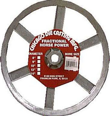 Single V Grooved Pulley, 10 x 5/8