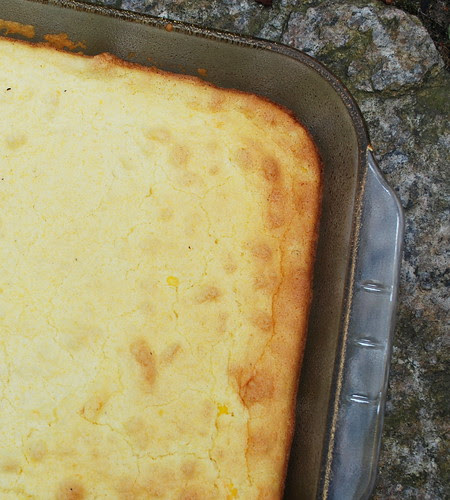 Corn Pudding in pan