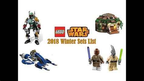 lego star wars  winter sets list analysis youtube