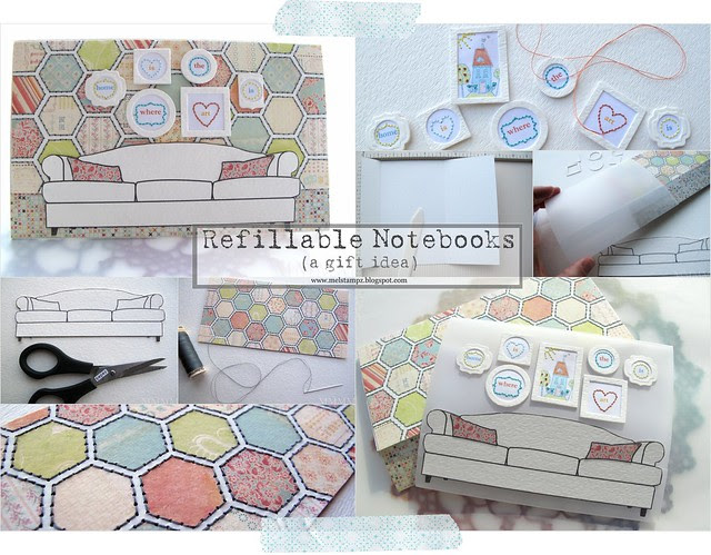 Tiffany Doodles Couch notebooks collage mel stampz copy