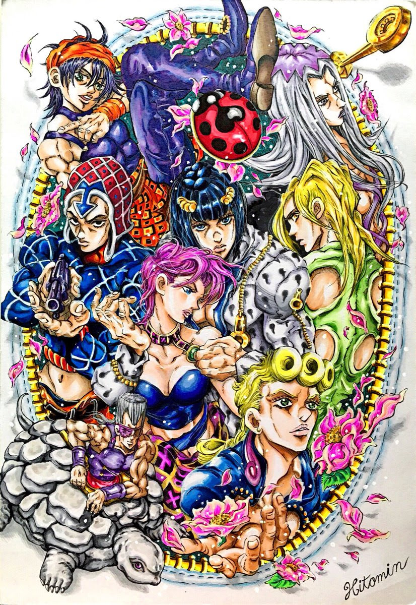 無料でダウンロード 壁紙 ジョジョ 5 部 イラスト