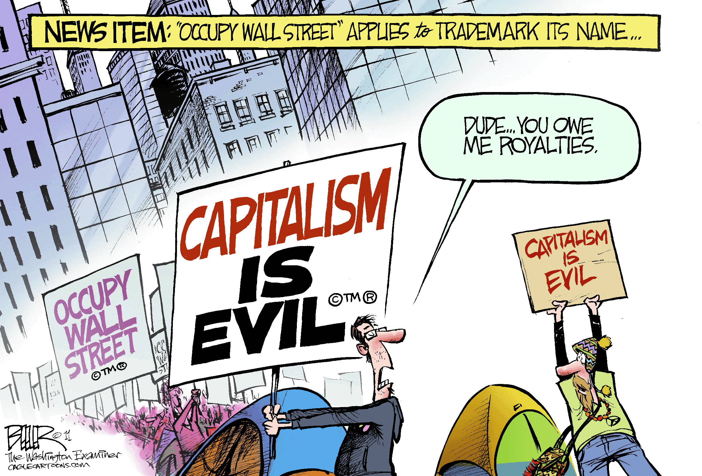 Cartoon by John Trever