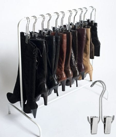 hanging boots @ remodelaholic