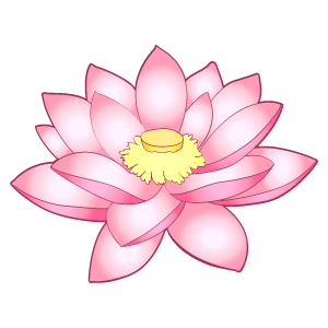 ハスの花のイラスト7 花 植物イラスト Flode Illustration フロデイラスト