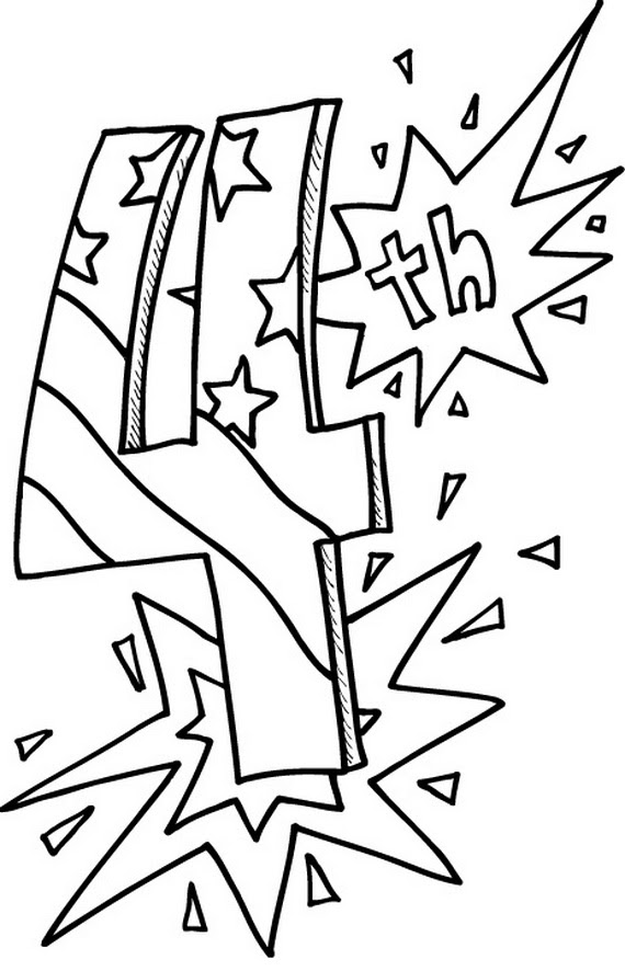 Independence Day (Fourth of July ) Coloring Pages for kids ...
