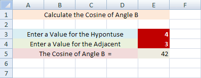 An Excel 2007 Spreadsheet