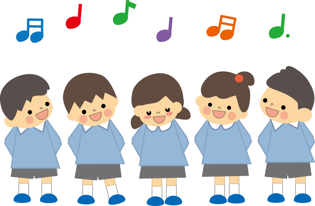 合唱 歌う 無料イラスト