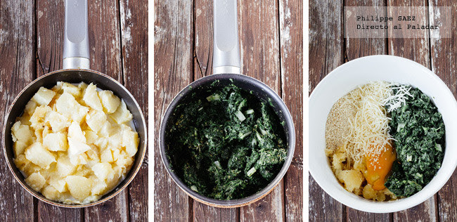 Tortitas Papas Espinacas Queso 2